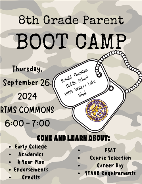 8th Grade Parent Night